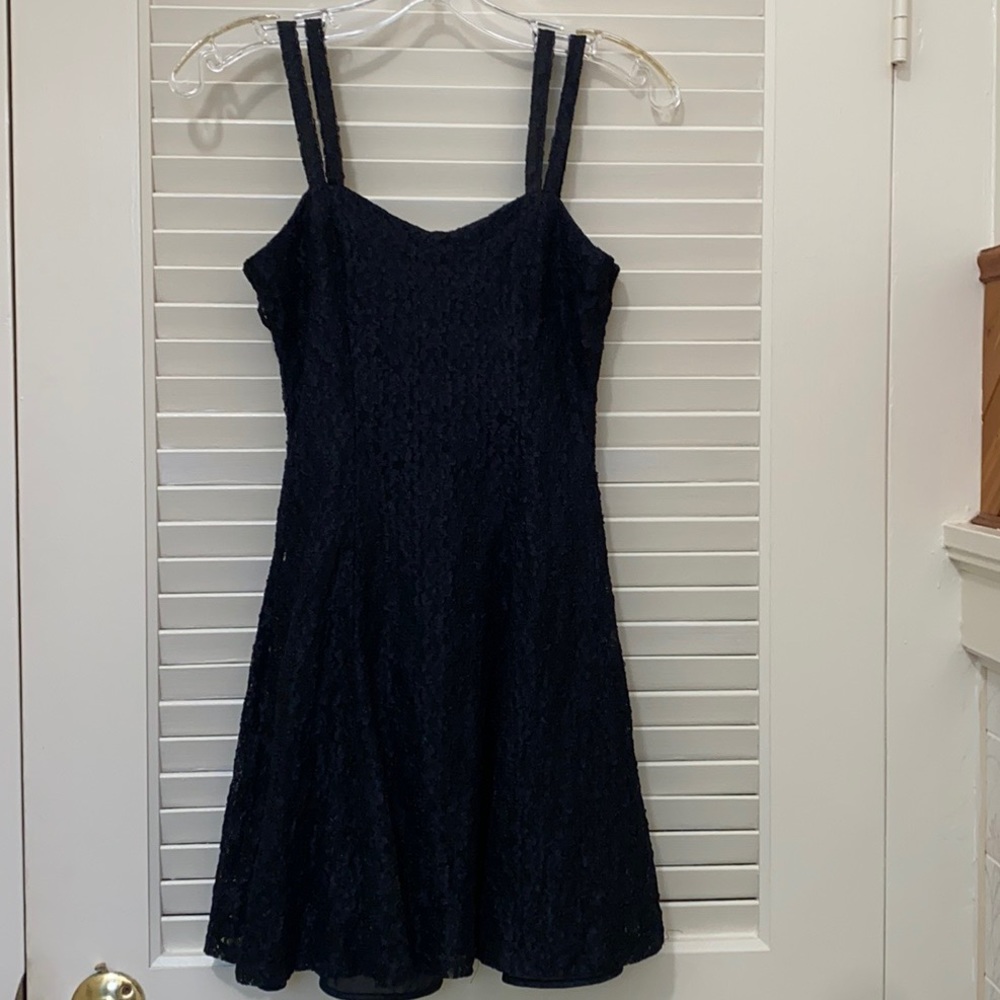 Vintage Black Lace Dress